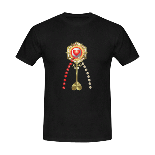 Catholic Holy Communion: Divine Mercy - Black Men's Slim Fit T-shirt (Model T13)