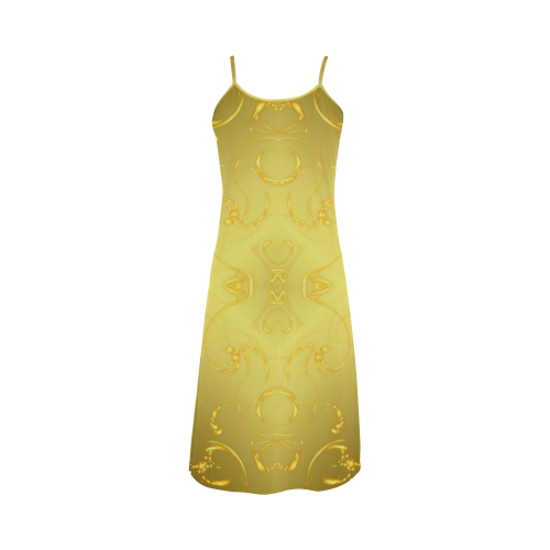 art modern pattern Alcestis Slip Dress (Model D05)