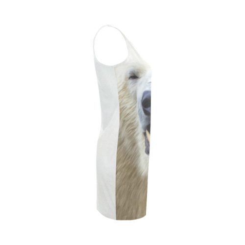 Cute  Zoo Polar Bear Medea Vest Dress (Model D06)