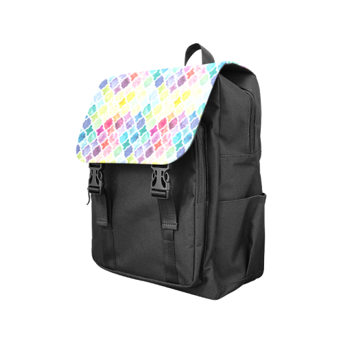 watercolor pattern Casual Shoulders Backpack (Model 1623)