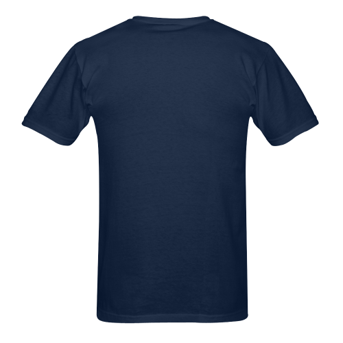 Catholic Holy Communion: Divine Mercy - Navy Blue Men's T-Shirt in USA Size (Two Sides Printing)