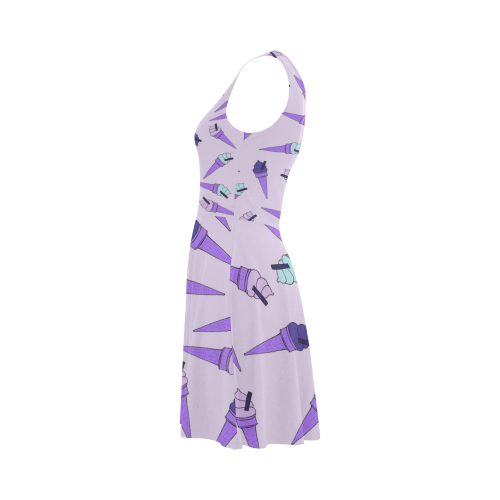 Purple Ice Cream Fun Atalanta Sundress (Model D04)