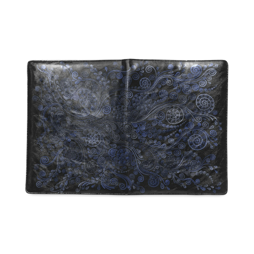 Ornamental Blue on Gray Custom NoteBook B5