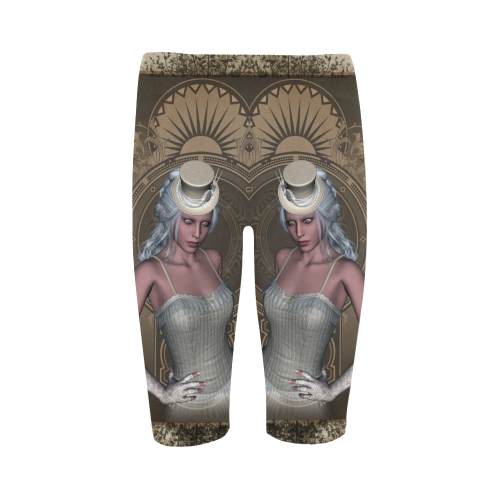 Beautiful women, victorian style Hestia Cropped Leggings (Model L03)