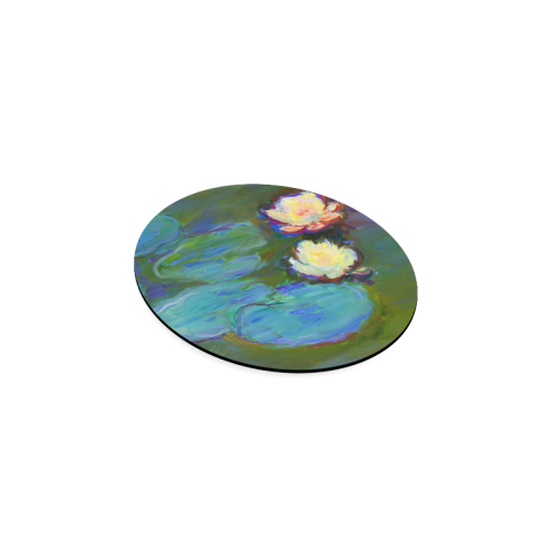 Monet Water Lilies Round Coaster
