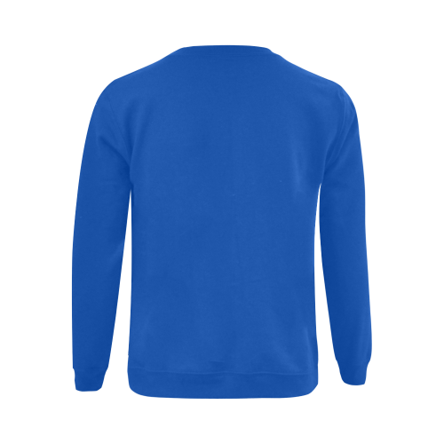 Catholic Holy Communion: Divine Mercy -Royal Blue Gildan Crewneck Sweatshirt(NEW) (Model H01)