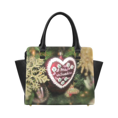 Xmas heart by Martina Webster Classic Shoulder Handbag (Model 1653)