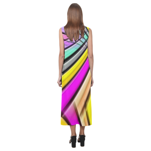 Pattern Linie by Artdream Phaedra Sleeveless Open Fork Long Dress (Model D08)