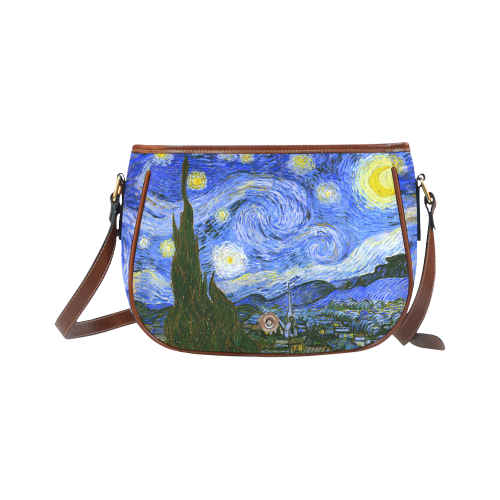 Van Gogh Starry Night Saddle Bag/Large (Model 1649)