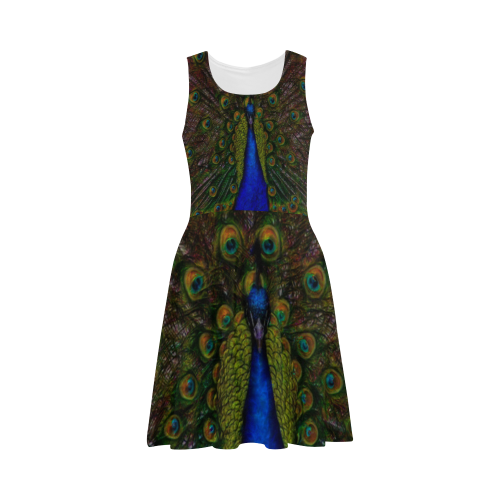 peacock sundress