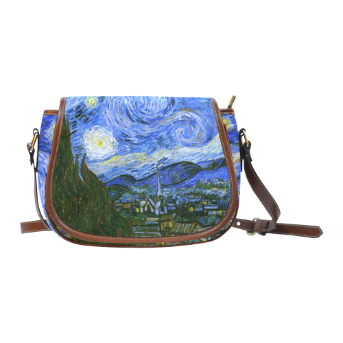 Van Gogh Starry Night Saddle Bag/Large (Model 1649)