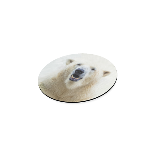 Cute  Zoo Polar Bear Round Coaster