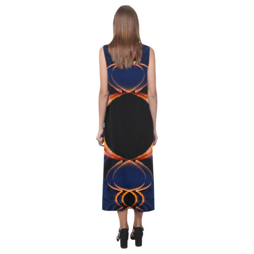 Twisted Eye Phaedra Sleeveless Open Fork Long Dress (Model D08)