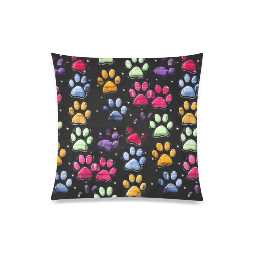 On silent paws by Nico Bielow Custom Zippered Pillow Case 20"x20"(Twin Sides)