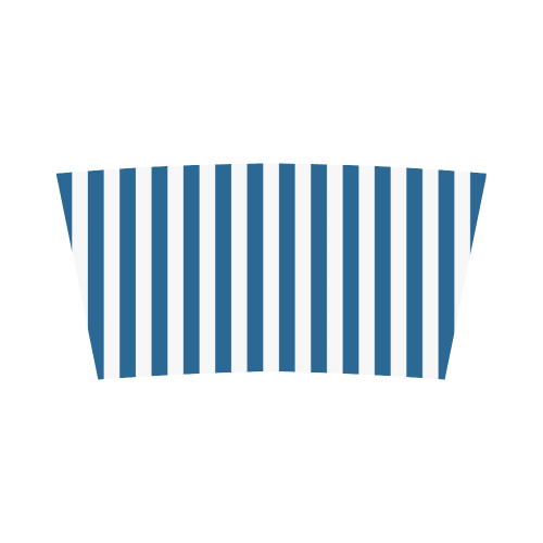 Bandeau Top, Blue & White Stripes Bandeau Top