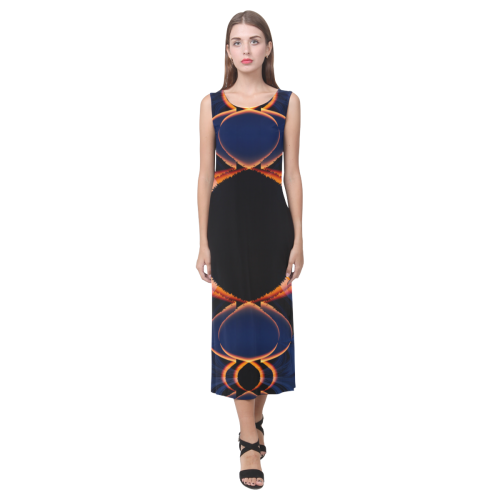 Twisted Eye Phaedra Sleeveless Open Fork Long Dress (Model D08)