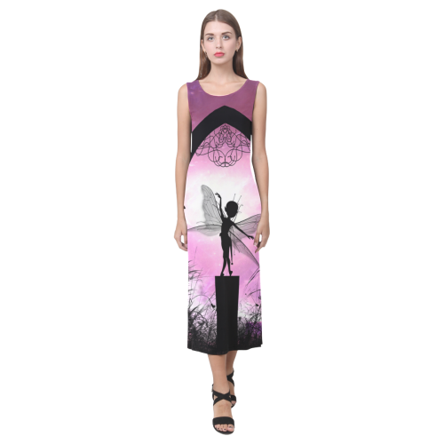 Cute dancing fairy in the night