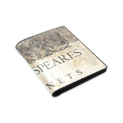 Shakespeare's Sonnets Men's Leather Wallet (Model 1612)