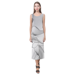 Wild Flowers by Artdream Phaedra Sleeveless Open Fork Long Dress (Model D08)