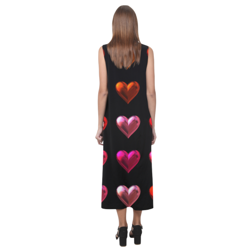 shiny hearts 9 Phaedra Sleeveless Open Fork Long Dress (Model D08)