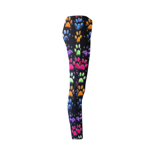 On silent paws by Nico Bielow Cassandra Women's Leggings (Model L01)