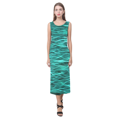 Water of Neon Phaedra Sleeveless Open Fork Long Dress (Model D08)