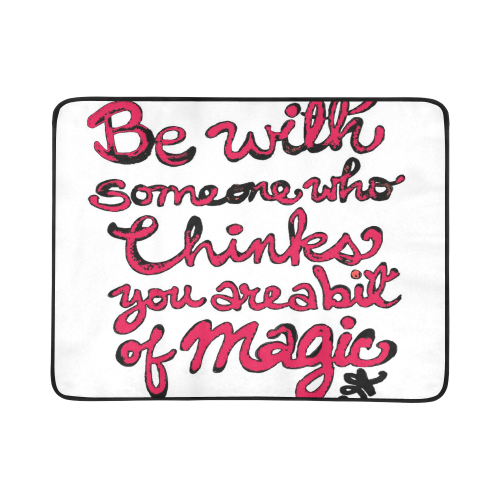 be with someones heart Beach Mat 78"x 60"