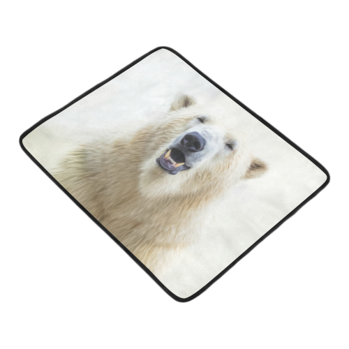 Cute  Zoo Polar Bear Beach Mat 78"x 60"