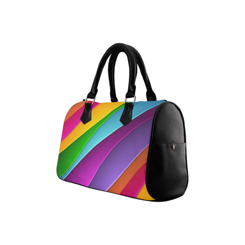 Layered Rainbow Boston Handbag (Model 1621)