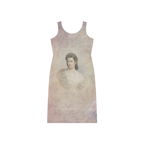 Sissi, Empress of Austria and Queen from Hungary Phaedra Sleeveless Open Fork Long Dress (Model D08)