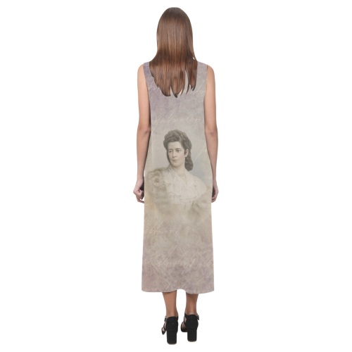 Sissi, Empress of Austria and Queen from Hungary Phaedra Sleeveless Open Fork Long Dress (Model D08)