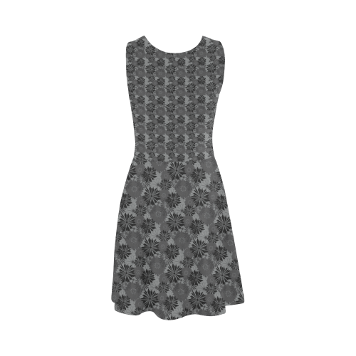 Wedding Day Grey Floral by Aleta Atalanta Sundress (Model D04)