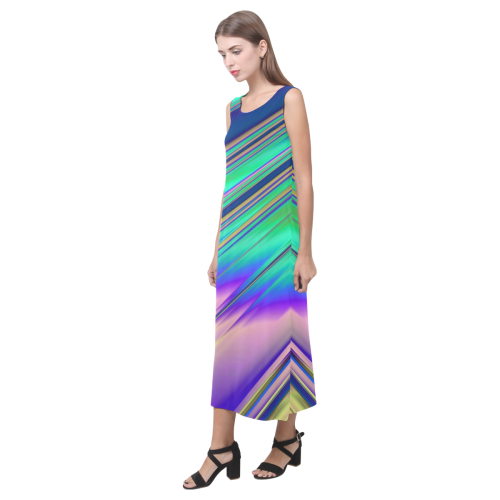 Cool Down Phaedra Sleeveless Open Fork Long Dress (Model D08)