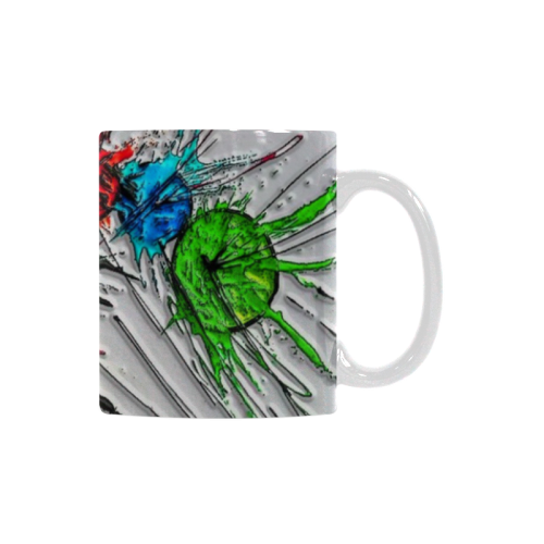 Plash (Original Paint) by Nico Bielow White Mug(11OZ)