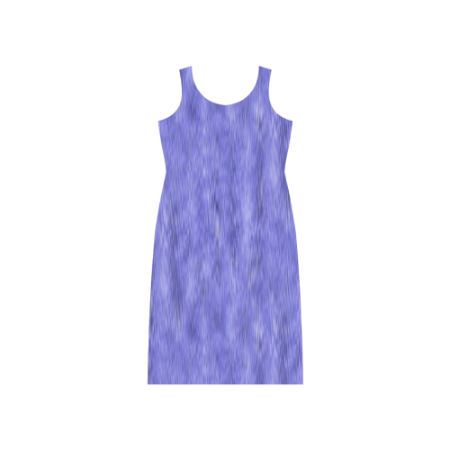 Blue Purple and Lavender Ombre Phaedra Sleeveless Open Fork Long Dress (Model D08)