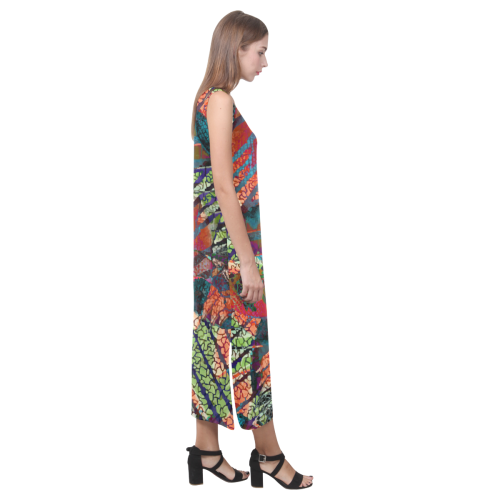 jungle_by hard_kitty Phaedra Sleeveless Open Fork Long Dress (Model D08)