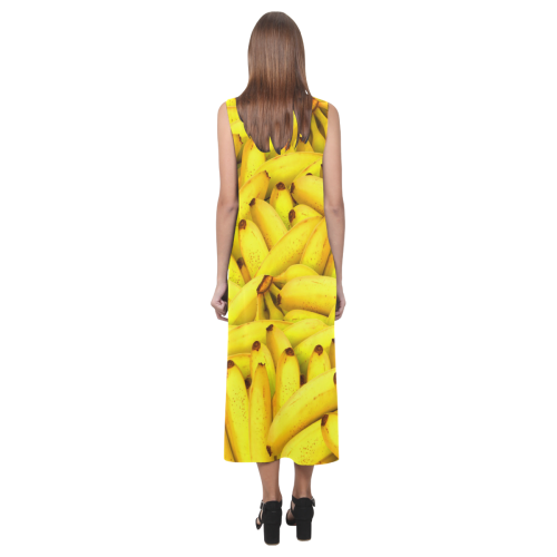Bananas Phaedra Sleeveless Open Fork Long Dress (Model D08)