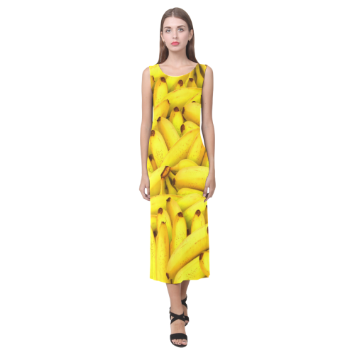 Bananas Phaedra Sleeveless Open Fork Long Dress (Model D08)