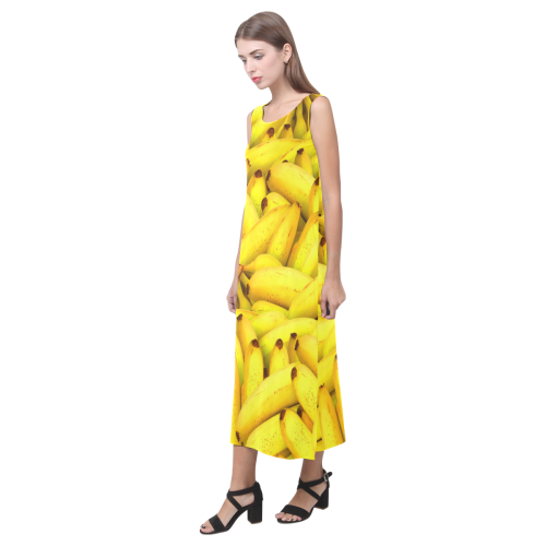 Bananas Phaedra Sleeveless Open Fork Long Dress (Model D08)