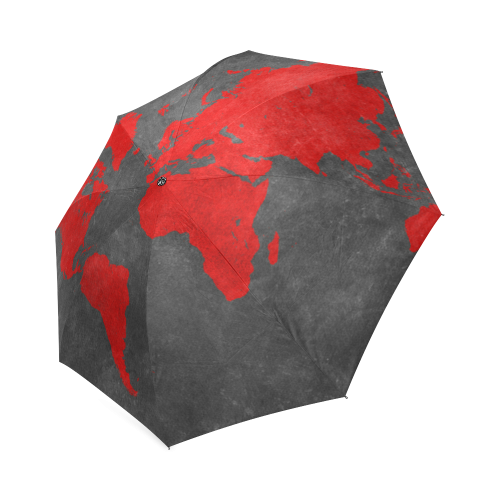 world map 24 Foldable Umbrella (Model U01)