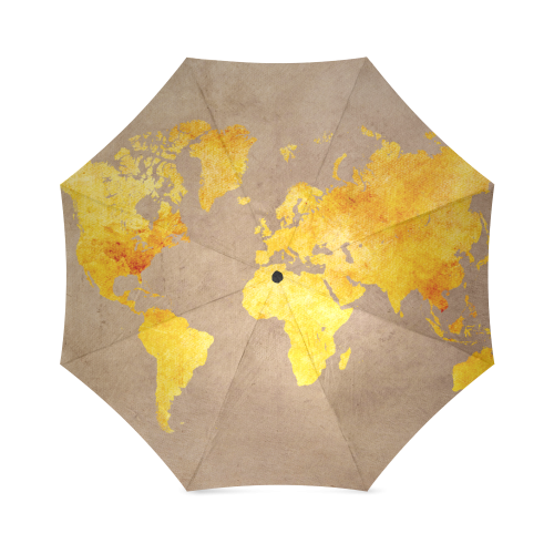 world map 23 Foldable Umbrella (Model U01)