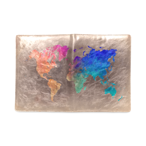 world map 25 Custom NoteBook B5