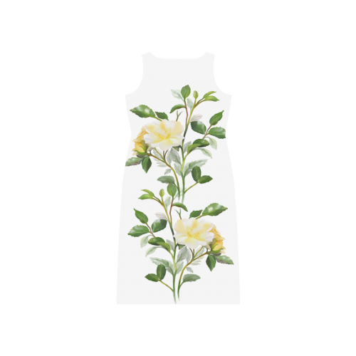 Yellow Rose Phaedra Sleeveless Open Fork Long Dress (Model D08)