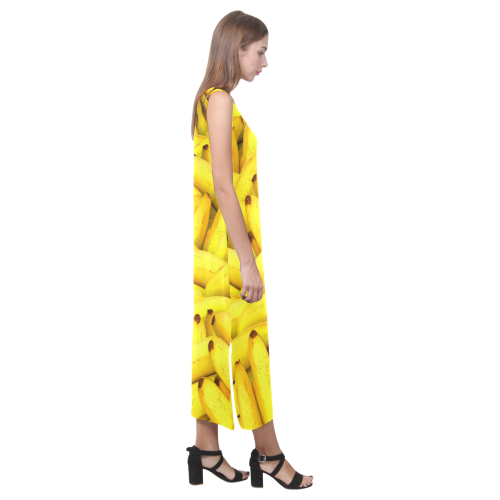 Bananas Phaedra Sleeveless Open Fork Long Dress (Model D08)