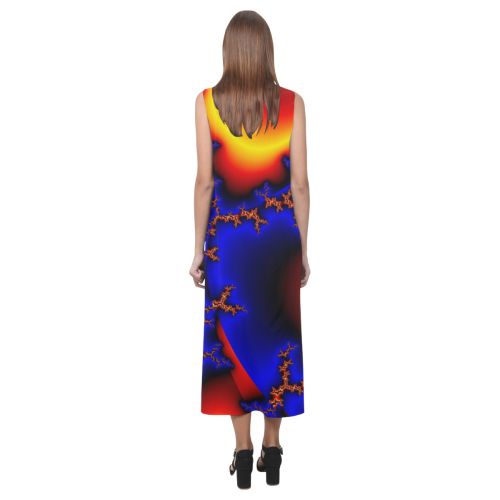 Electra 2 by Martina webster Phaedra Sleeveless Open Fork Long Dress (Model D08)