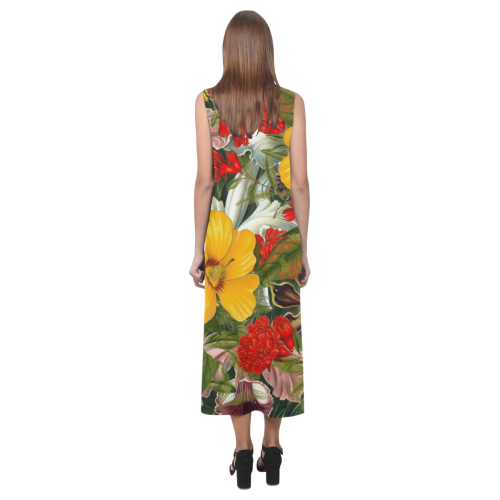 flora 1 Phaedra Sleeveless Open Fork Long Dress (Model D08)