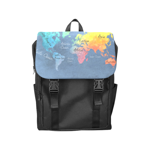 world map 30 Casual Shoulders Backpack (Model 1623)