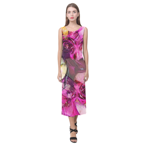 flora 4 Phaedra Sleeveless Open Fork Long Dress (Model D08)