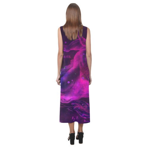 stars HEVELIUS PEGASUS Phaedra Sleeveless Open Fork Long Dress (Model D08)