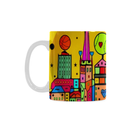 Düsseldorf by Nico Bielow White Mug(11OZ)